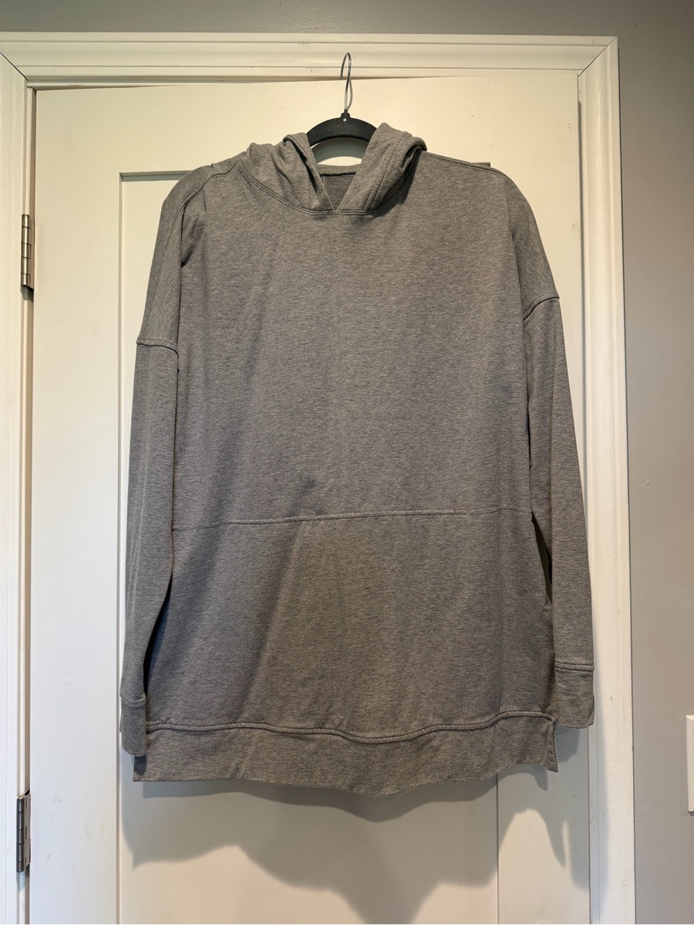Lululemon Grey Hooded Pullover Sweatshirt - Cozy Everyday Layer